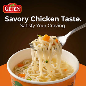 Gefen imitation chicken flavor cup with meat-free taste.