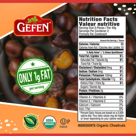 Gefen Chestnuts six-pack packaging for convenient use