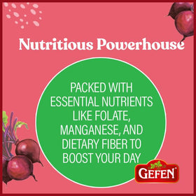 Gefen Organic Red Beets suitable for baking and desserts for natural color.