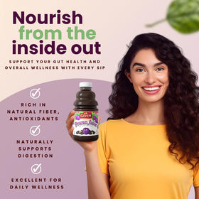 Gefen prune juice label displaying Kosher Parve certification