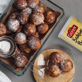 Two-pack Gefen baking powder providing a total of 1lb for busy bakers.