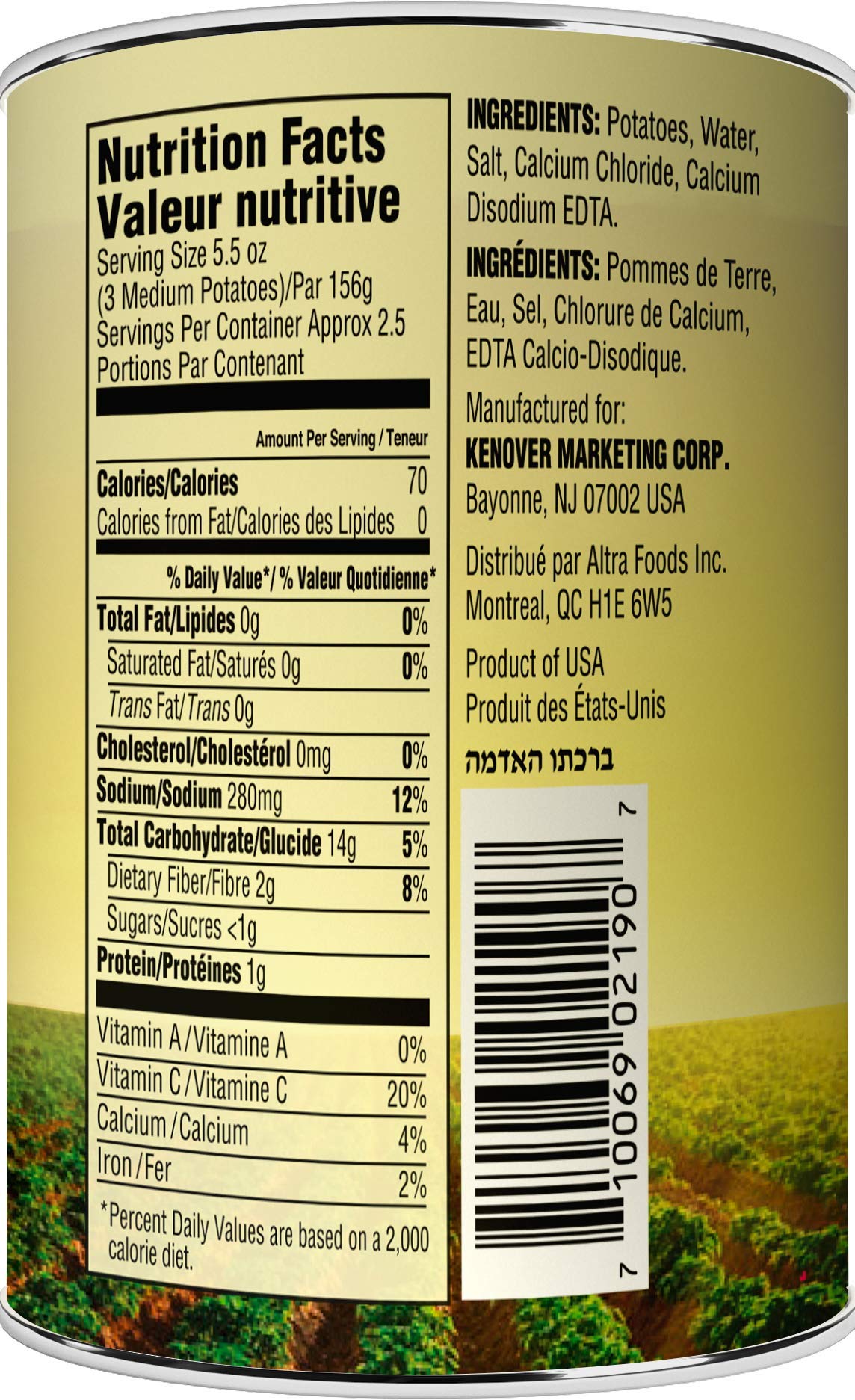 Gefen kosher for Passover potatoes, 15 oz four-pack, versatile for easy meal prep.