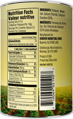 Gefen kosher for Passover potatoes, 15 oz four-pack, versatile for easy meal prep.