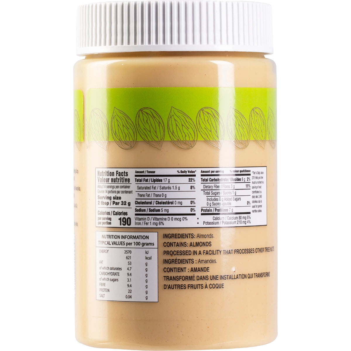 Gefen Almond Butter used as a fruit dip, creamy and natural