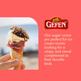 Gefen Sugar Cones on a festive party setup for crowds.