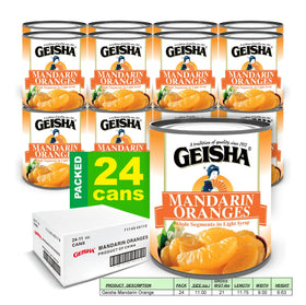 GEISHA Mandarin Oranges served as dessert with yogurt to show versatility.