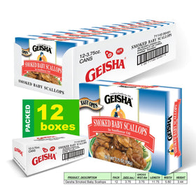 Geisha zero trans fat scallops—lighter seafood option for healthy menus.
