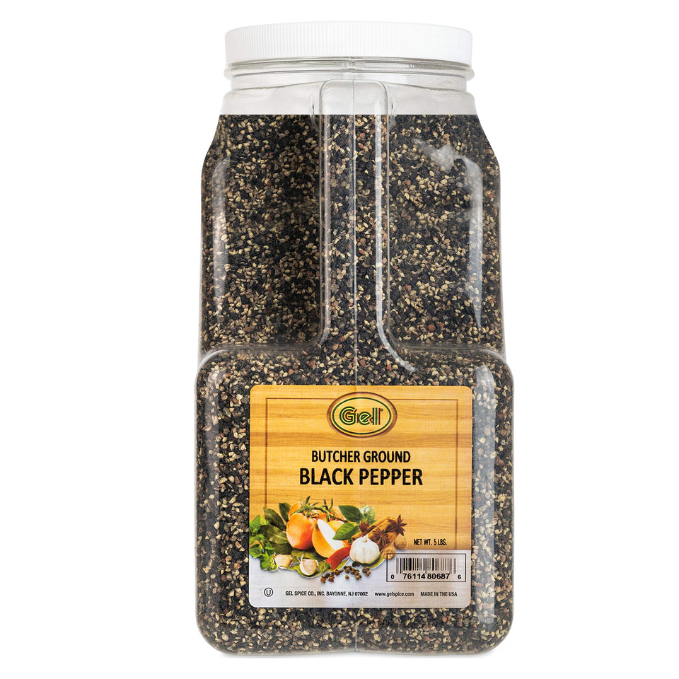 Gel Spice Butcher Ground Pepper jar for grilling flavor