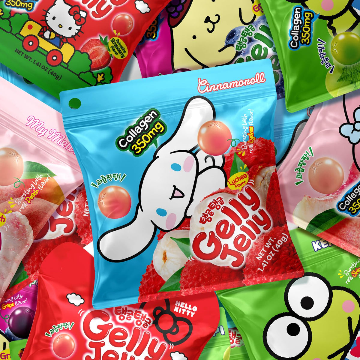 Gelly Jelly snack for picnics and travel, portable and tasty