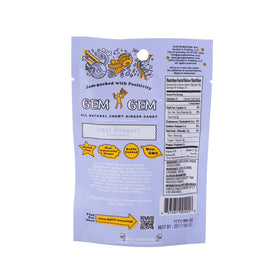 Close-up of real Java ginger in Gem Gem Ginger Candy