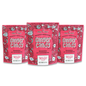 Gem Gem Ginger Candy 3-pack for travel snacking and sharing
