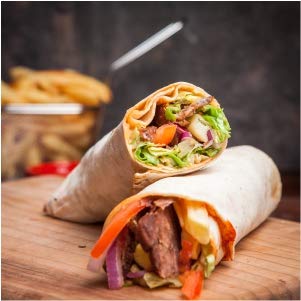 General Nature Wonder Wraps Original ingredient list close-up, non-GMO and gluten-free.