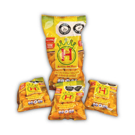 Generic Achiras del Huila cheese-flavored biscuits close-up, ideal snack.