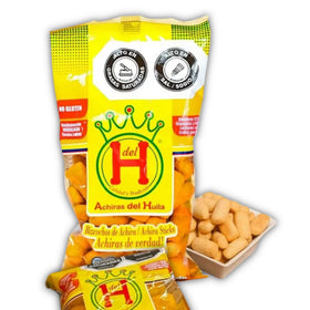 Generic Achiras del Huila crispy texture close-up highlights gluten-free cheese biscuits.