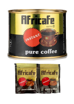 Generic Africafe Packaging 50g Can ideal gift or daily indulgence.