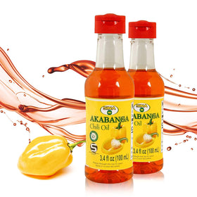Generic Akabanga Extra Hot chili sauce bottle ready to spice eggs and meats.