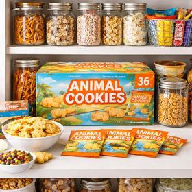 Generic Animal Crackers desk-snack option ready for office breaks.