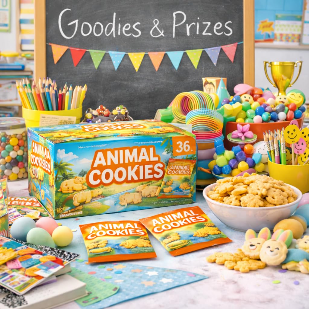 Generic Animal Crackers pantry-storage ready-to-use bulk supply.