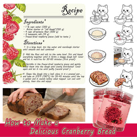 Generic baking raspberry crumbles bowl with pink-red color for desserts