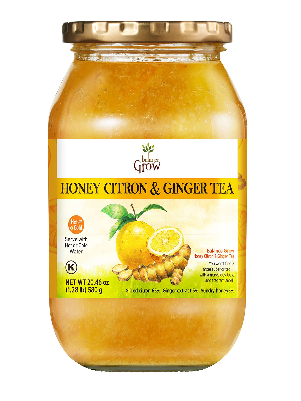 Generic Balance Grow tea bottle pour for convenient on-the-go sipping