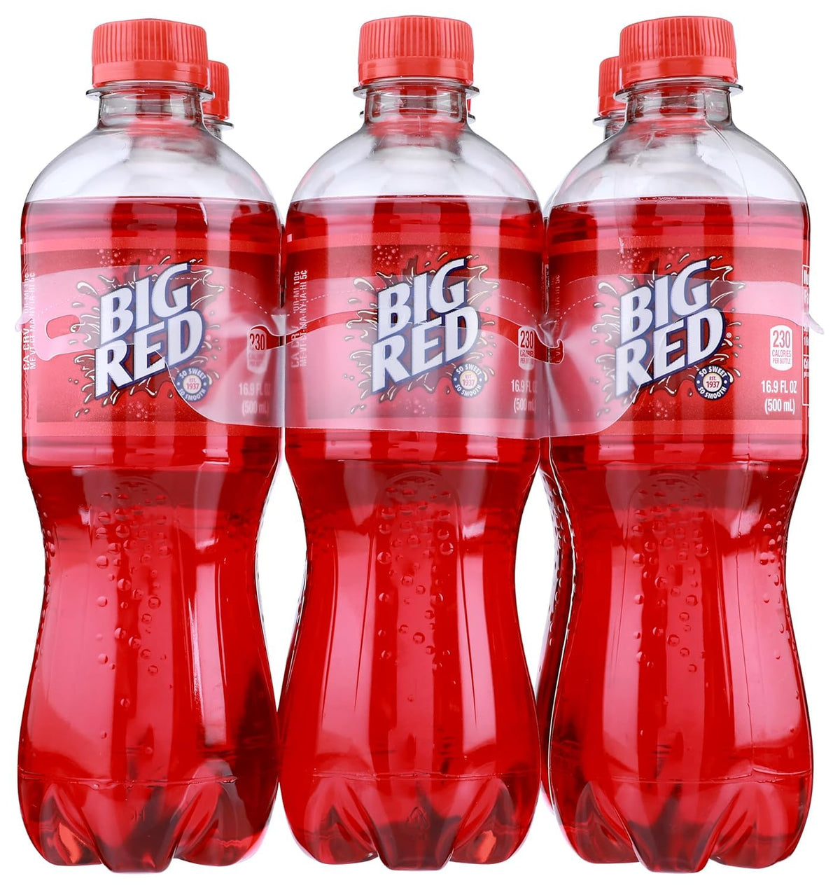 Big Red bottle front view, ideal for parties and on-the-go refreshment.