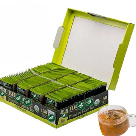 Generic Bigelowws green tea bags preserve freshness for quick brewing