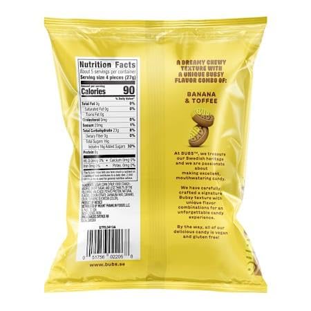 BUBS soft-chewy foam texture in each oval, melt-in-mouth indulgence