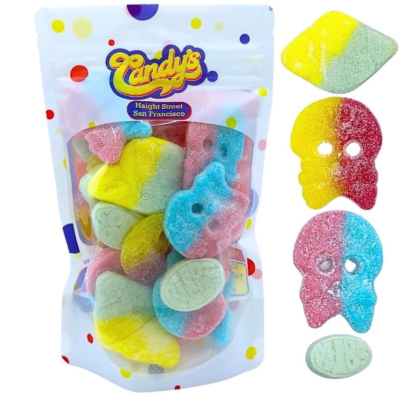 Generic BUBS Sour Mix foam texture delivers bold tang with a soft, melt-in-mouth bite.