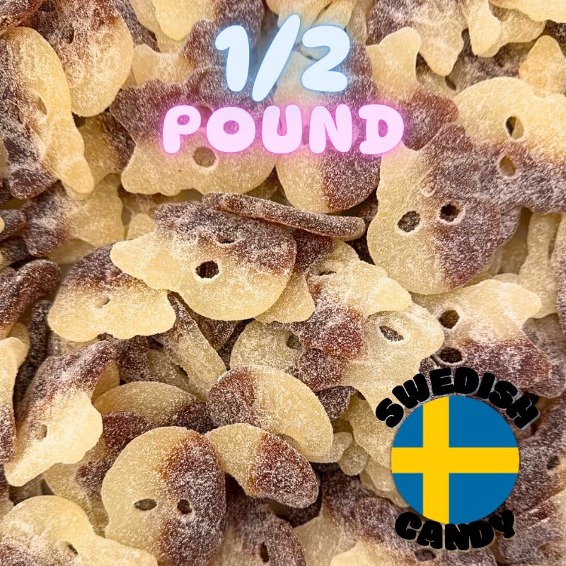 Generic BUBS Swedish imported candy, Cool Cola Sour Skulls, viral on TikTok.