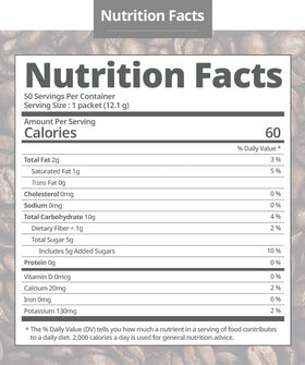 Generic Cafe Arabica 50T label highlights premium beans and smooth finish.