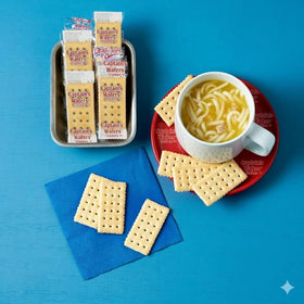 Generic Captain's Wafers packaging suited for food service and events