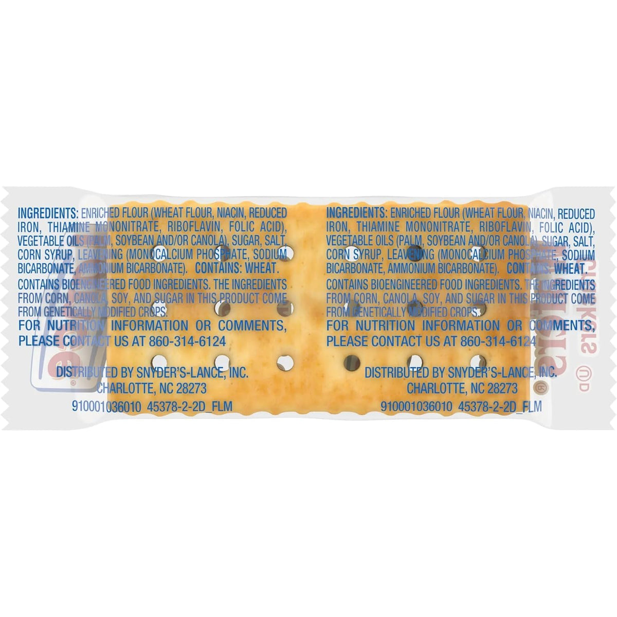 Generic Captain's Wafers Original Crackers ready-to-serve snack packs.