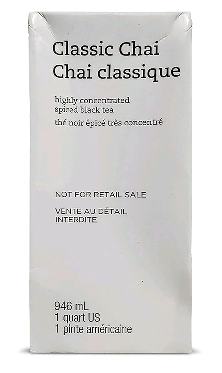 Generic CHAI Classic Tea Concentrate bottle pour for cafe-style chai at home.
