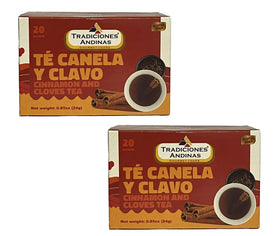 Generic Cinnamon and Clove Tea box front highlights premium quality and tradition.