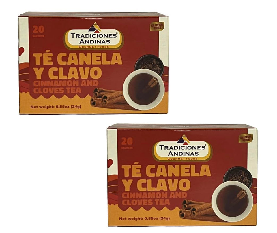 Generic Cinnamon and Clove Tea box front highlights premium quality and tradition.