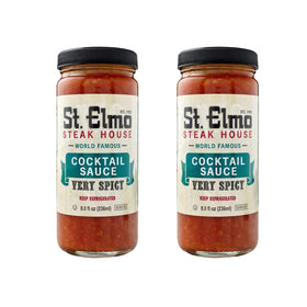 Generic Cocktail Sauce extra spicy 8oz bottle, bold horseradish flavor for shrimp