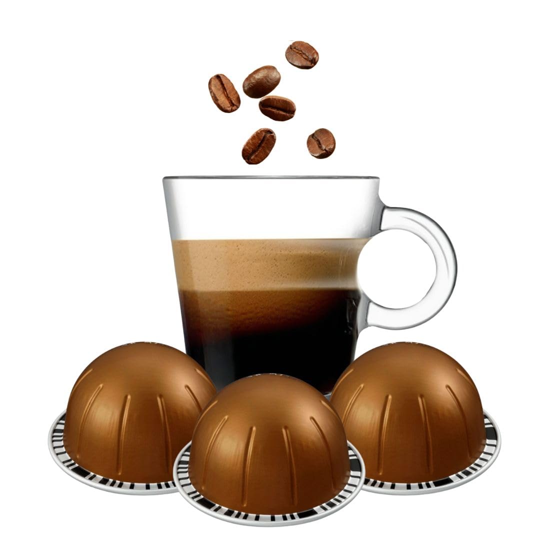 Bianco Forte coffee capsules in a 30-count pack, rich aroma and convenience