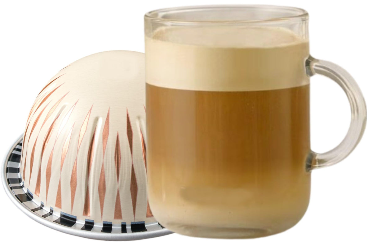 Generic Frosted Caramel coffee capsule for holiday brews with creamy caramel aroma