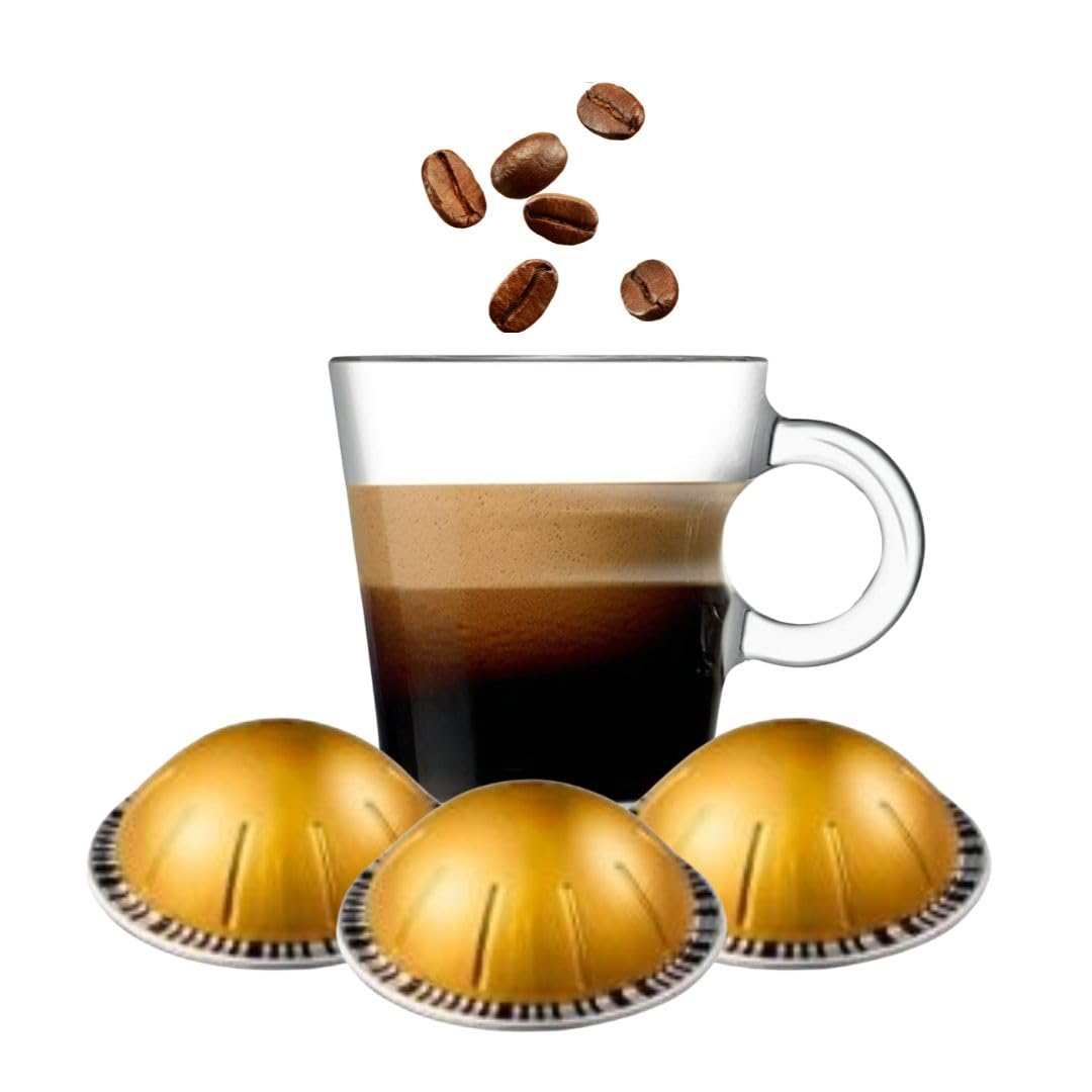 Generic Voltesso coffee capsules close-up highlighting pure bean flavor for mornings