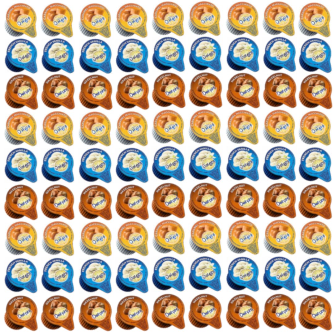 Generic coffee creamer non-dairy variety pack 60-count for home and office use.