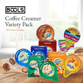 Generic Coffee Creamer Singles shelf-stable packaging ready for travel and on-the-go use.