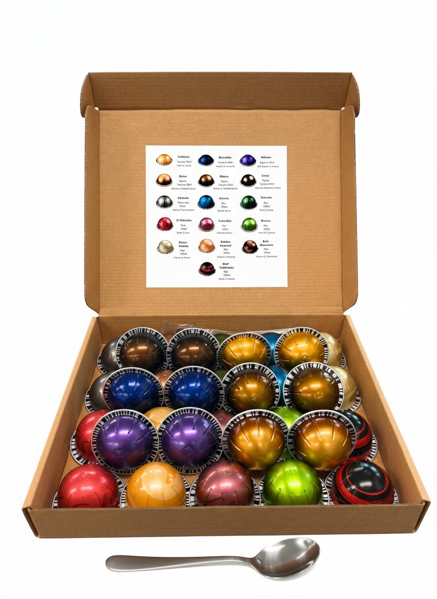 Generic coffee pod collection ideal for home office tasting sessions
