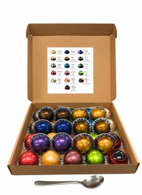 Generic coffee pod collection ideal for home office tasting sessions