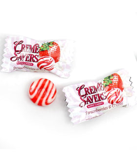 Generic Cream Savers orange-cream candies showcase zesty citrus with rich cream.