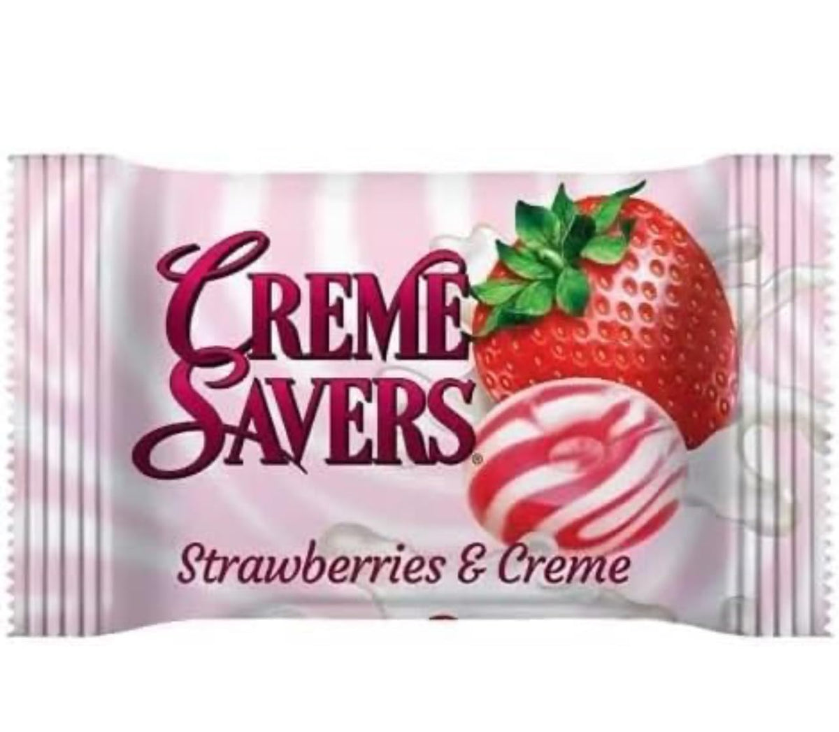 Generic Cream Savers resealable bag keeps treats organized for home or travel.