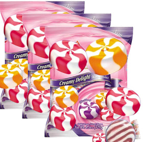 Generic Creamy Delight Candy strawberry piece melts slowly for a fruity treat at any moment