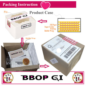 Secure oil paper wrap and protective shipping packaging