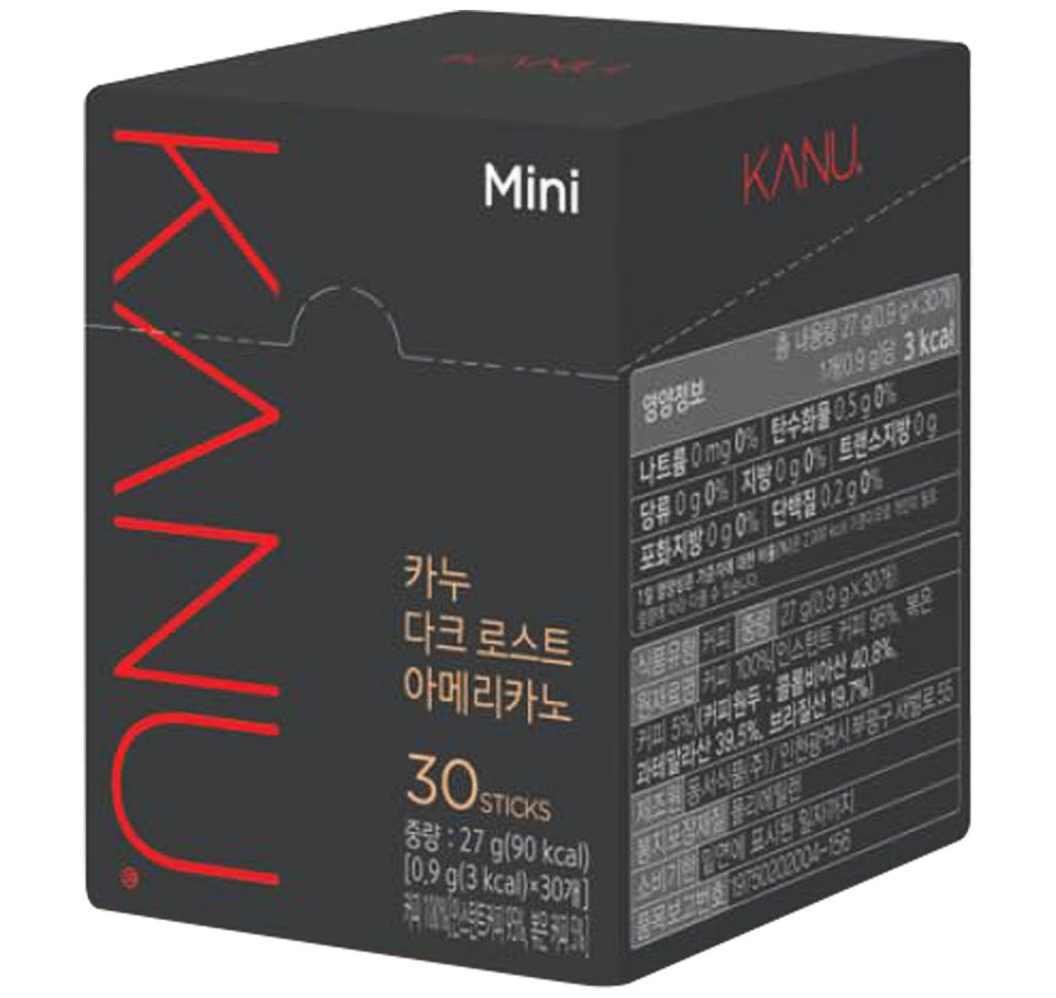 Generic Dark Roast Americano sticks packaging shows a portable coffee option for travel.