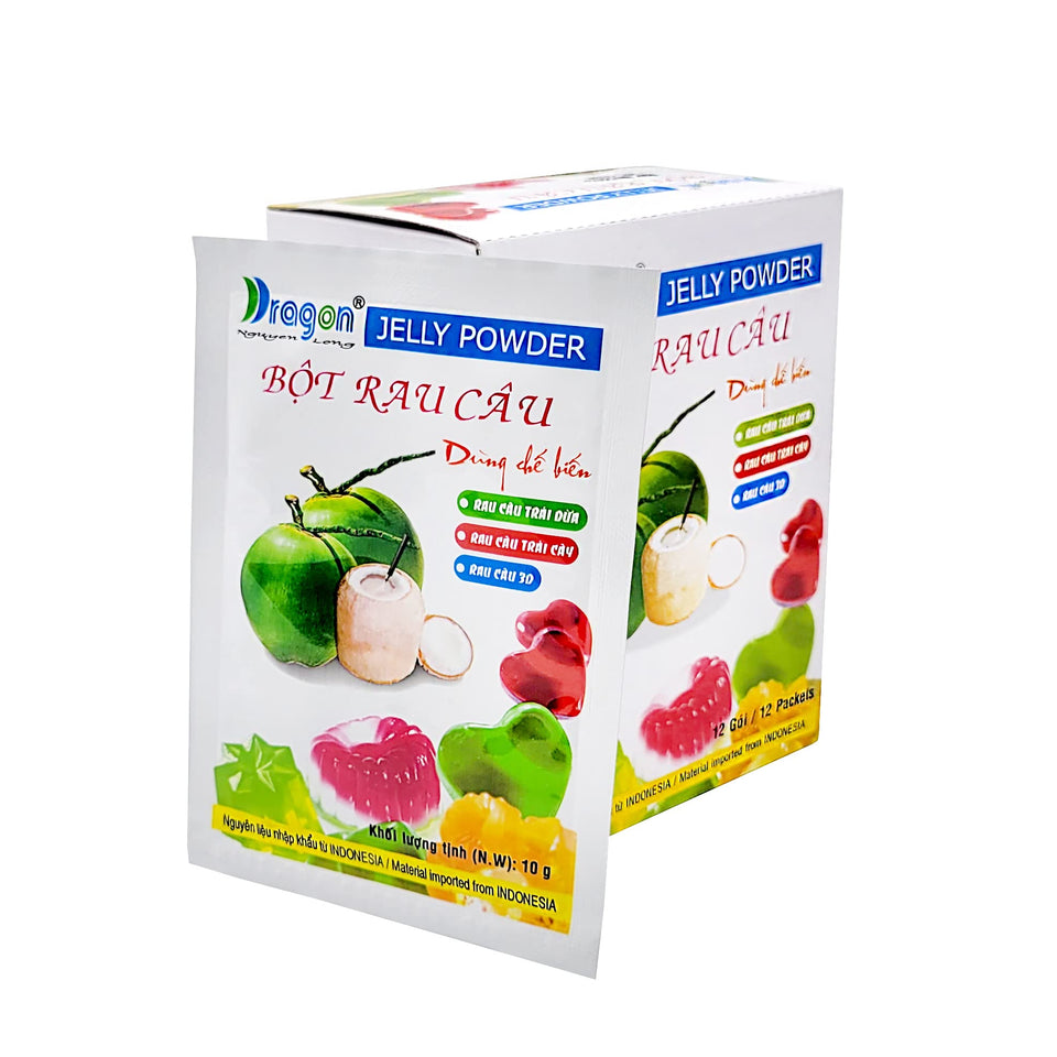 Generic Dragon jelly powder 10g pack for easy jelly dessert preparation