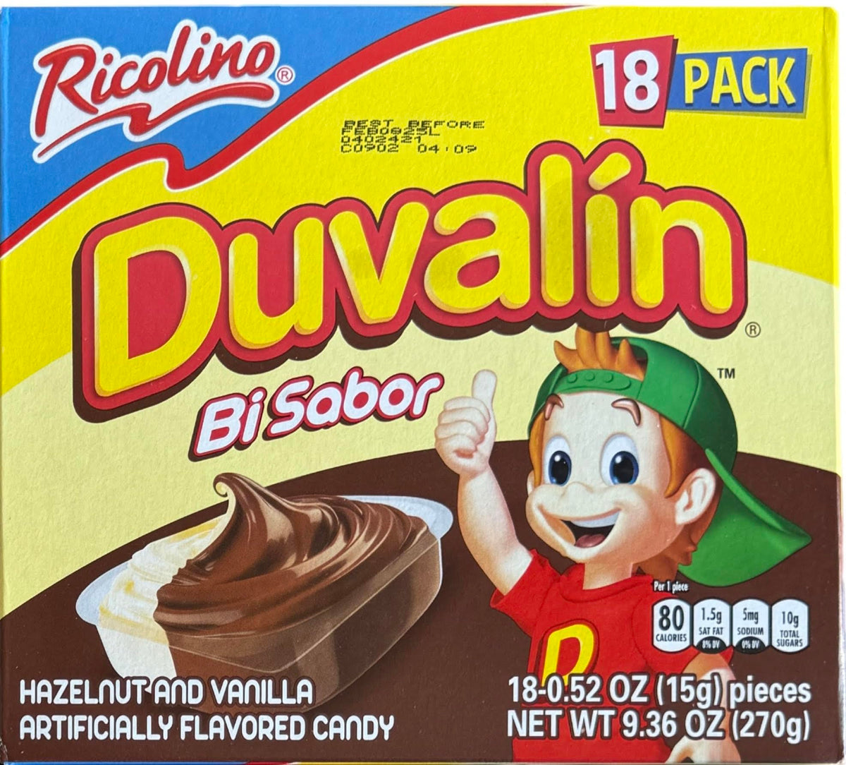 Generic Duvalin hazelnut-strawberry duo with layered taste in each bite.